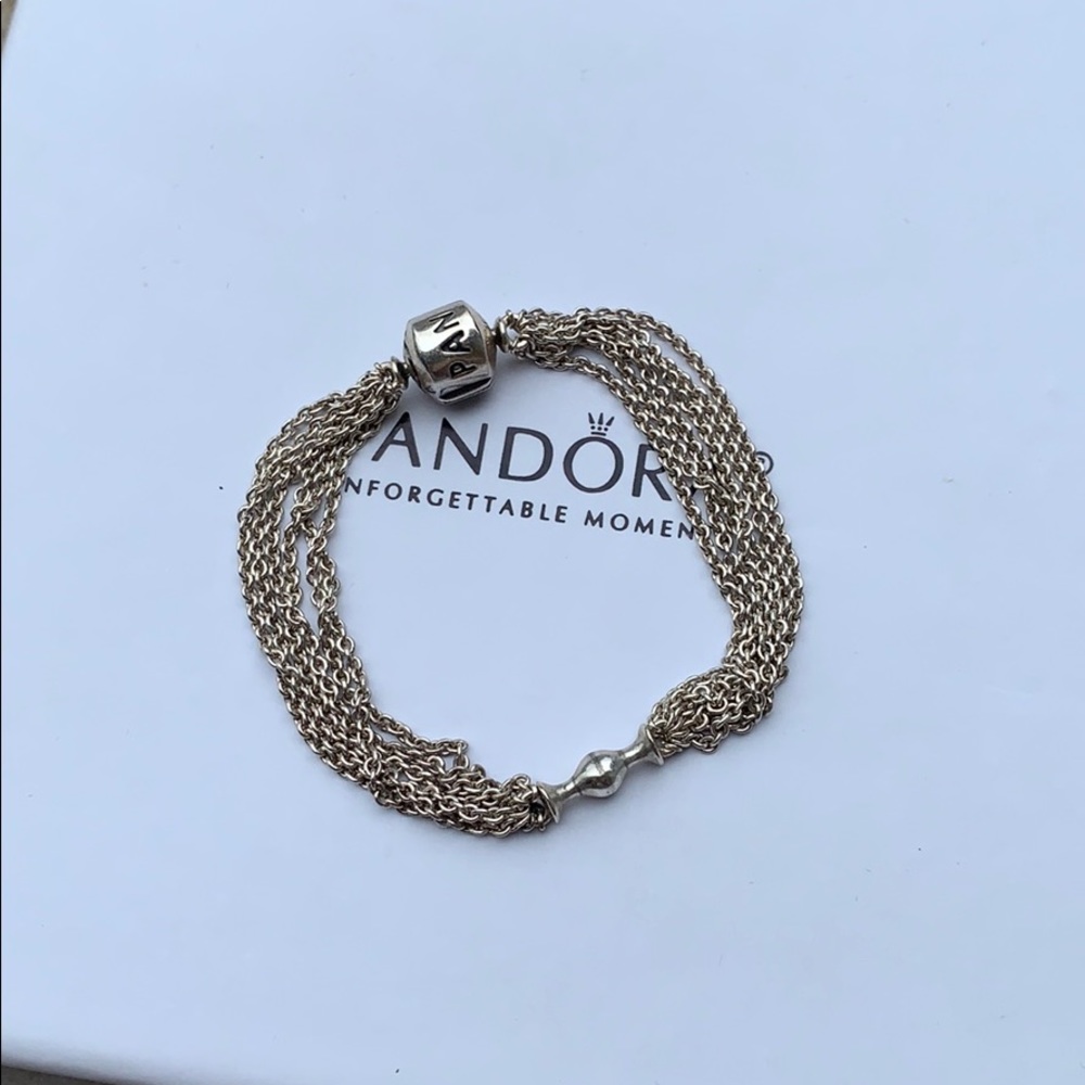 Authentic Pandora multi chain bracelet